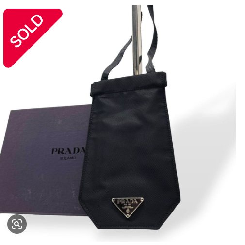 PRADA の実際の販売画面(SOLD・即決15,000円)