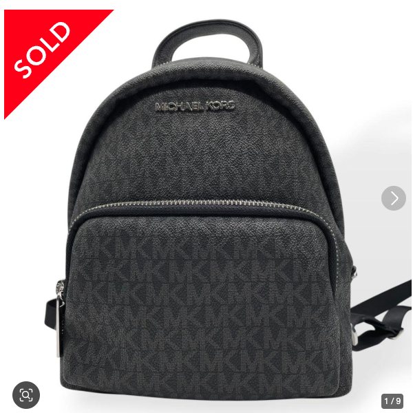 MICHAEL KORS の実際の販売画面(SOLD・¥13,000)